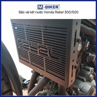 Protection de radiateur en acier inoxydable authentique M-Biker Ph Kin pour Rebel 300/500 Series, installation directe, usinage CNC, sans perçage