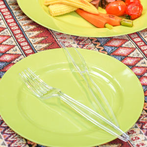 Ustensiles jetables biodégradables en PLA/PP/PS, emballés individuellement, sans BPA, écologiques, recyclables, sans danger pour les aliments, pour les fêtes - Product Image 5