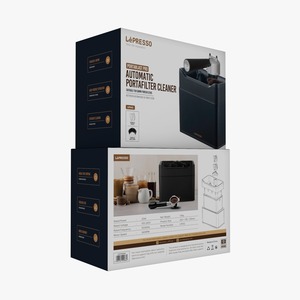Limpiador de portafiltros automático LePresso Portablast Pro-Motor de 340RPM, cepillo triangular, eliminación sin complicaciones - Product Image 3