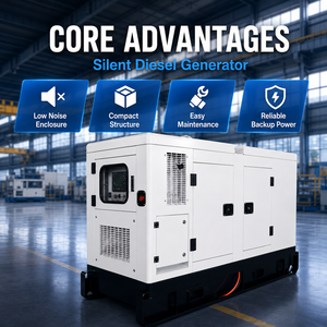 Generador Silencioso Royal Brand de 12.5KVA, Generador Eléctrico de 10kw con Motor Yangdong/YTO YD385D - Product Image 2