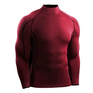 เสื้อรัดกล้ามแขนยาวสำหรับผู้ชาย MMA ชุดกีฬา ผลิตจากวัสดุเป็นมิตรกับสิ่งแวดล้อม แห้งเร็ว ผลิตจากไนลอน/โพลีเอสเตอร์ ระบายอากาศได้ดี และป้องกันรังสียูวี - Product Image 2