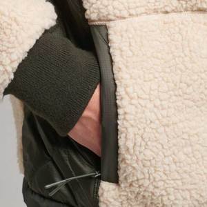 Chaqueta Sherpa Formal de alta calidad duradera para hombre 2025 Venta caliente a prueba de viento transpirable 100% logotipo frontal de lana - Product Image 5