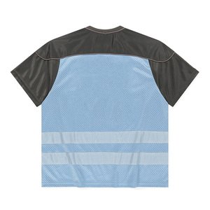 Camiseta de Baloncesto Personalizada Healy, Color Azul Claro, Malla Transpirable, Cuello en V, Manga Corta, Unisex para Adultos, con Número de Equipo Personalizado - Product Image 2