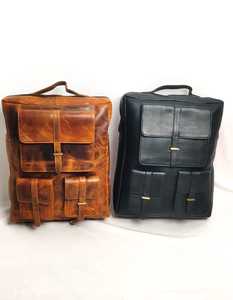 Vente en gros de sacs à dos de haute qualité en cuir de vachette véritable grande capacité facile à transporter pour ordinateur portable scolaire sacs pour hommes - Product Image 1