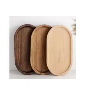 Plateaux de service en bois polyvalents avec une texture en bois élégante et une finition lisse pour divers besoins de service domestique - Product Image 4