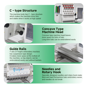 YH-902s เครื่องเย็บปักถักร้อย oem/odm | ได้รับการรับรอง ce/fcc/rohs | จัดส่งรวดเร็ว15วัน | การสร้างแบรนด์ที่กำหนดเอง - Product Image 2