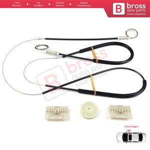 ชุดซ่อมมอเตอร์กระจกไฟฟ้า BWR650 สำหรับประตูหน้าขวา รุ่น A6 C6 S6 4F 4F2 4F5 ปี 2004-2011 แบบ 4/5 ประตู รหัส 4F0837462 - Product Image 2