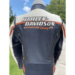 Harley Davidson RACEWAY Screamin Eagle Chaqueta de Cuero para Mujer - Product Image 2