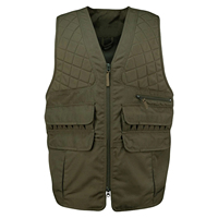 Chaleco de caza y Tiro Chaleco de lona Gamekeeper Chaleco de cuero Gamekeeper Tweed Hunting Filed Shooting Vest