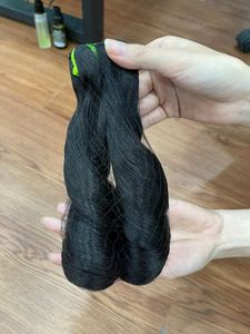 Extensiones de cabello rizado hinchable de alta calidad Cabello humano vietnamita crudo Doble dibujado Sin enredos Sin caída Precio al por mayor - Product Image 2