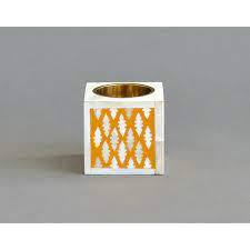 Portavelas con incrustaciones de hueso Decoración de mesa Portavelas con incrustaciones de hueso Diwali T-Light Holder - Product Image 3