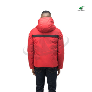 Veste matelassée en toile pour homme, sur mesure, imperméable à l'avant, légère, confortable, streetwear d'hiver, haute qualité - Product Image 2