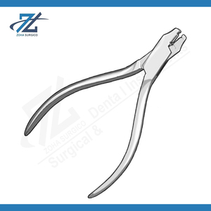 Pince plieuse/coupe-fil manuelle en acier inoxydable pour couper et cisailler les fils souples uniquement, non adaptée aux fils de Kirschner - Product Image 2