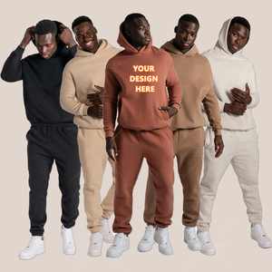 Custom <b>Zip</b> <b>Hooded</b> Tracksuits for Men Stylish Designer Reflective Piping Track Jogging Suit Cotton/Polyester - Product Image 3