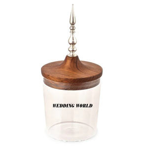 Pot de bonbons martelé en métal fini cuivre et or Excellente qualité Serveur de noix fait à la main Pot de fruits secs en gros élégant classique - Product Image 5