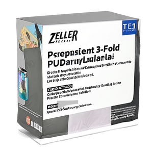 ZELLER Present 3-Fold Poly Aluminum <b>Collapsible</b> Laundry Collector Practical and Space-Saving <b>Storage</b> Solution - Product Image 2