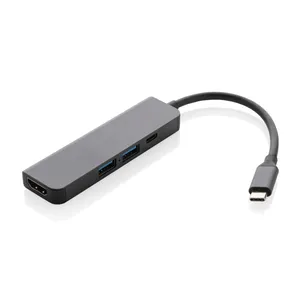 <b>Hub</b> Earth Recycled Aluminum <b>USB</b> Gadget Sustainable Promotional Product - Product Image 1