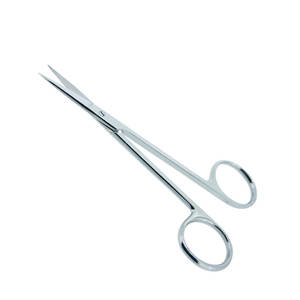 Ciseaux Iris 11,5 cm, approuvés CE, en acier inoxydable, forceps chirurgical manuel réutilisable, classe I, droit/courbé, pour usage chirurgical - Product Image 3
