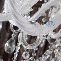 Candelabro de cristal clásico de lujo para Villa Hotel elegante luz de techo colgante medio para EE. UU. Emiratos Árabes Unidos Arabia Saudita Qatar Kuwait