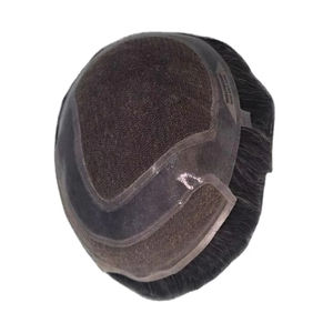 Toupee para Hombre Taz Hair, Peluca de Cabello Humano 100%, Densidad Cruda 60%-150%, Cabello Indio Remy, Resistente al Agua, Ondulado - Product Image 1