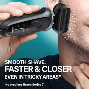 Afeitadora Eléctrica para Hombre con 3 Modos de Afeitado en Seco y Húmedo, Resistente al Agua IPX7, Kit de Limpieza y Recortadora de Barba 60 - Product Image 5