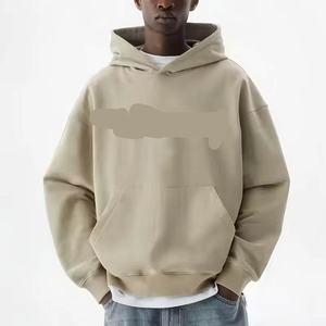 Sweat-shirt à capuche oversize en molleton de coton de haute qualité en gros, 280 g/m², 390 g/m², sans marque - Product Image 3