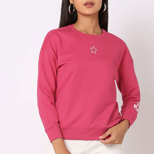 Sudadera de Mujer | Sudadera de cuello redondo de manga larga de invierno de lana de algodón de calidad superior para damas, niñas adultas, logotipo personalizado - Product Image 1