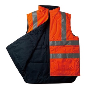 Chaleco de Seguridad Fluorescente de Construcción con Logotipo Personalizado al por Mayor, Chaleco Reflectante de Invierno, Ropa de Seguridad para Ciclismo - Product Image 1