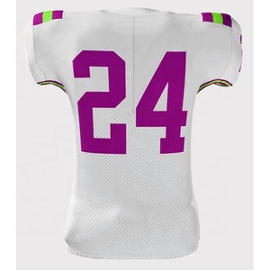Ensemble de maillots de football américain respirant en gros Maillot de sublimation à motif imprimé lettres pour adultes unisexes - Product Image 3
