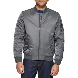 Chaqueta Bomber de Moda, Prenda Exterior Transpirable, Chaqueta Bomber para Hombre, Tacto Suave, Estilo Urbano, Uso Diario - Product Image 6
