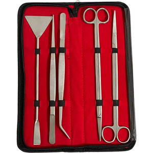 Venta al por mayor 27cm 38cm 48cm acuario planta tanque herramientas conjunto Manual acuario tijeras para plantas recorte - Product Image 2