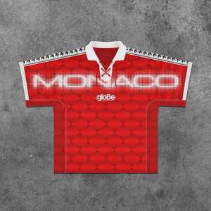 เสื้อฟุตบอลตาข่ายแบบกำหนดเองสำหรับผู้ชาย เสื้อฟุตบอลย้อนยุคระบายอากาศได้ดี เหมาะสำหรับทีมหรือสโมสร - Product Image 2