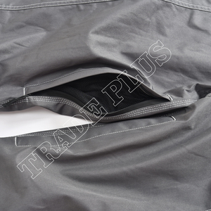Nuevos pantalones de nieve impermeables Cargo grises de invierno con detalles de puntadas blancas y bolsillos múltiples funcionales - Product Image 6