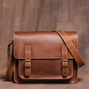 Factory Custom Waterproof Travel Leather <b>Men</b> Crossbody Purse <b>Shoulder</b> <b>Bag</b> - Product Image 1