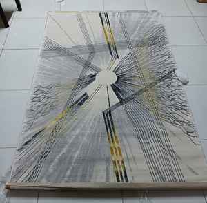 Alfombra Rectangular Moderna Adiva, Hecha a Máquina, Jacquard, de Polipropileno, Yute y Poliéster, Tejida, de Pelo Alto, Gruesa, Resistente a las Manchas, para el Hogar - Product Image 5