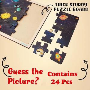 Vente de gros Système solaire éducatif en bois de haute qualité Casse-tête OEM ODM pour les enfants - Product Image 4