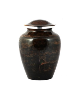 Urna de cremación con acabado de madera para cenizas humanas, urna funeraria para adultos hecha a mano, urna de entierro grande para cenizas humanas - Product Image 1