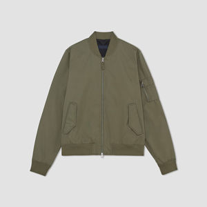 Chaqueta Bomber de Invierno para Hombre Estilo Urbano con Logotipo Frontal en Tela de Lona - Fabricante OEM Más Vendido de Alta Calidad - Product Image 6