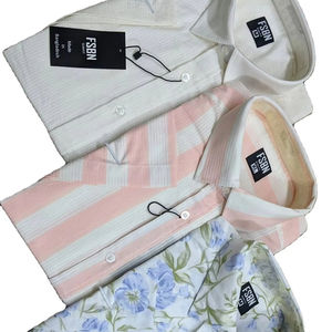 Botex <b>Men's</b> 100% Cotton <b>Satin</b> Full Sleeve <b>Shirt</b> Casual Formal Solid Pattern Breathable Anti-Pilling Eco-Friendly Summer - Product Image 2