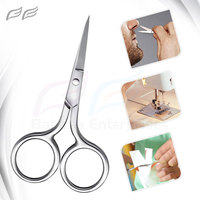 Ciseaux à ongles en acier inoxydable argenté Outils pour cuticules et sourcils Soins personnels Tondeuse à cheveux pour femmes Type de beauté