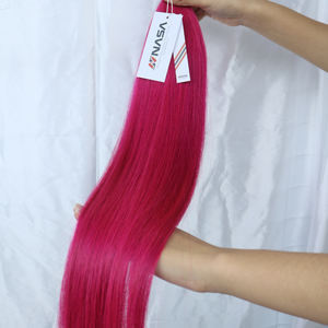 Prix de gros en vrac 100 extensions de cheveux gRemy Double noyer 30 pouces style de vague naturelle avec des couleurs sombres - Product Image 6