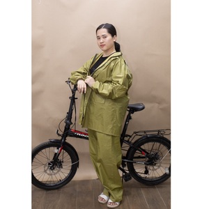 Pantalones impermeable OEM tela para una sola persona Universal Electrombile género motocicleta chaqueta 190T Nylon impermeable de Vietnam - Product Image 6