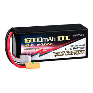 Аккумуляторная батарея 6S 23,1 V 16000mAh 100C с высокой плотностью энергии для дрона, XT90-S - Product Image 1