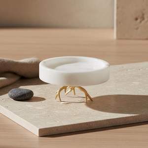 Elegante Soporte para Tartas de Mármol con Bordes Lisos, Ideal para Reposteros Caseros y Exhibición Profesional de Postres, de Fabricante Confiable - Product Image 6