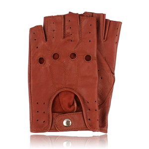 Gants de sport fins à demi-doigts, pour sports de plein air, moto, cyclisme, entraînement en salle de sport, gants en cuir respirants à doigts courts, en provenance du Pakistan - Product Image 1