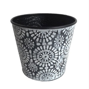 Jardinière décorative en métal avec support Fournitures pour la maison et le jardin Jardinière de sol en fer Décoration de plantes de table de mariage Pots de jardinière - Product Image 2