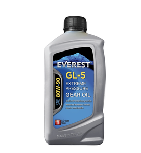 Lubricante Automotriz Everest GL-5 80W-90, Aceite para Engranajes de Presión Extrema Antidesgaste, Paquete de 6, 1 Cuarto de Galón - Product Image 1