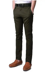 Pantalon de travail décontracté pour homme en coton, taille mi-haute, séchage rapide, coupe-vent, respirant, jambe large, avec cordon de serrage - Product Image 5
