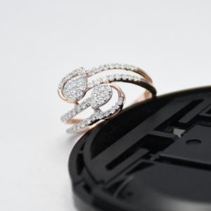 Anillo de Oro Sólido de 14K VDS con Diamante Natural de Corte Brillante, Certificado IGI, Minimalista, para Mujer, Bodas, Aniversarios, Compromisos - Product Image 4