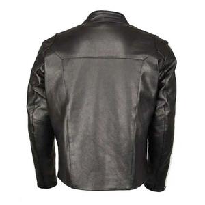 2025 Unisex High Quality Leather Jacket Casual Waterproof Street Wear with Stand Collar Factory <b>Direct</b> OEM ODM Design - Product Image 2